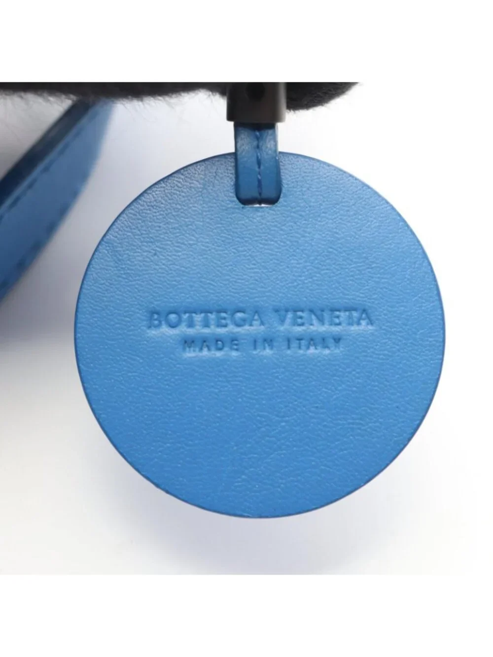 Bottega Veneta Tote Intrecci Omirage Papillon Blue Leather